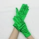 thumbnail image 1 of Nvzi Guantes cortos de satén Guantes de fiesta de boda Guantes hasta la muñeca Guantes de gala Guantes de ópera - Verde, 1 of 4