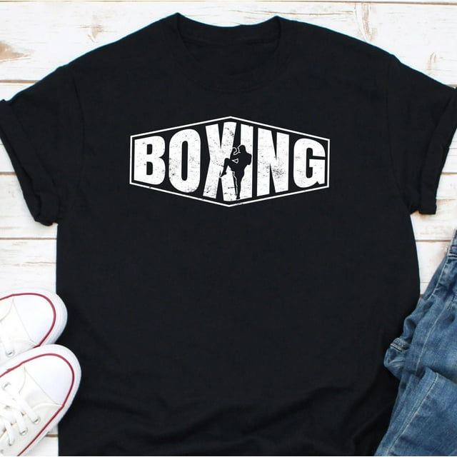 Boxing Shirt, Boxer Shirt, Boxing Lover Gift, Boxing Tshirt, Boxing Tee, Boxing Lover Shir - Black - 3XL