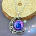 thumbnail image 2 of Necklace Antique Vintage Moon Time Necklace Sweater Chain Pendant Jewelry Necklace for Women Halloween Costume Jewelry Accessories Dresses, 2 of 2