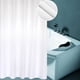 thumbnail image 2 of Cortina de baño de ducha gruesa, cortina de baño impermeable + ganchos para colgar (blanco 200*200cm), 2 of 8