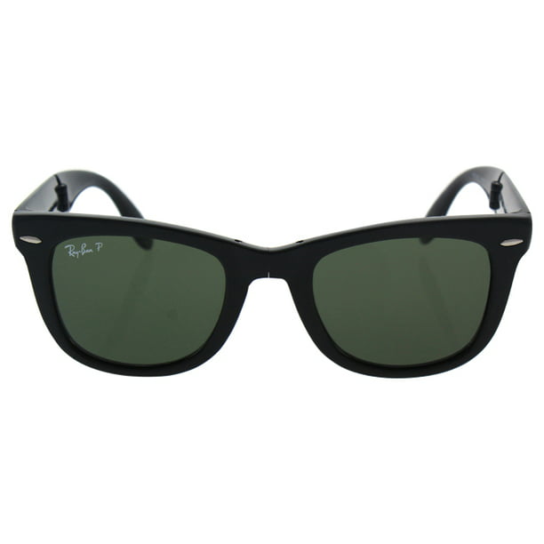 Ray Ban RB 4105 601/58 Folding - Black/Green Polarized by Ray Ban for Unisex - 50-22-140 mm Sunglasses - Walmart.com