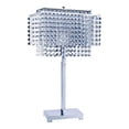 thumbnail image 2 of Lampe de Table à Ficelles en Cristal 28"H, 2 of 2