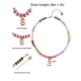 thumbnail image 4 of Time and Tru Goldtone Multicolored Bead Initial "S" Necklace, 4 of 6