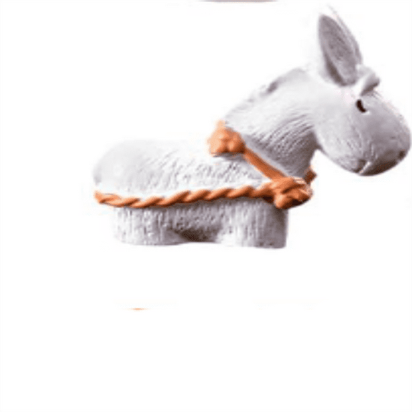Resin Mini Donkey Figurine for Cake Toppers and Fairy Gardens