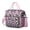 Pink-41, variant on Symmetrical Plaid Stripes Cooler Bag - Rustic Nordic Style Tote for Business & Casual