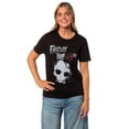 thumbnail image 4 of Friday The 13th Logo Jason Voorhees Women's Black T-shirt Tee Shirt-XL, 4 of 6