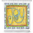 thumbnail image 1 of Shower Curtains 70" x 93" from DiaNoche Designs by Marley Ungaro - Joy, 1 of 1