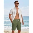 thumbnail image 4 of COOFANDY Mens Shorts Casual Summer Beach Sweat Shorts Classic Fit Stylish Cotton Dress Shorts with Pockets, 4 of 6