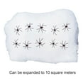 thumbnail image 3 of Beautynvta Fake Spider Webs Halloween Decorations, Halloween Spider Web with 10 Fake Spiders, Super Stretch Cobwebs for Halloween Indoor and Outdoor Party Supplies, 100g, 3 of 8