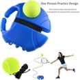 thumbnail image 2 of Entrenador de Tenis Solo con Pelota de Rebote y Base Rellenable, Autopráctica Aid para el Patio Trasero, 2 of 7