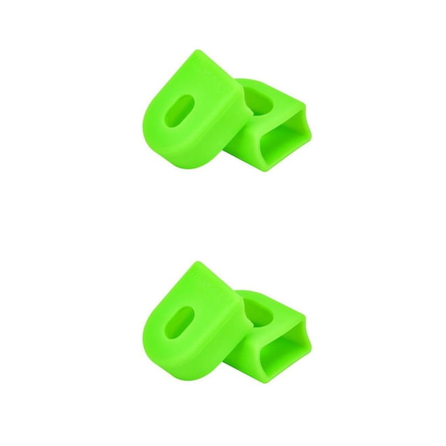Greeniant 1 par de protectores de manivela de bicicleta, tapas universales para bielas de bicicleta, funda de goma, cubierta sólida, piezas de repuesto, Type1 NO1 Greeniant CBP077110