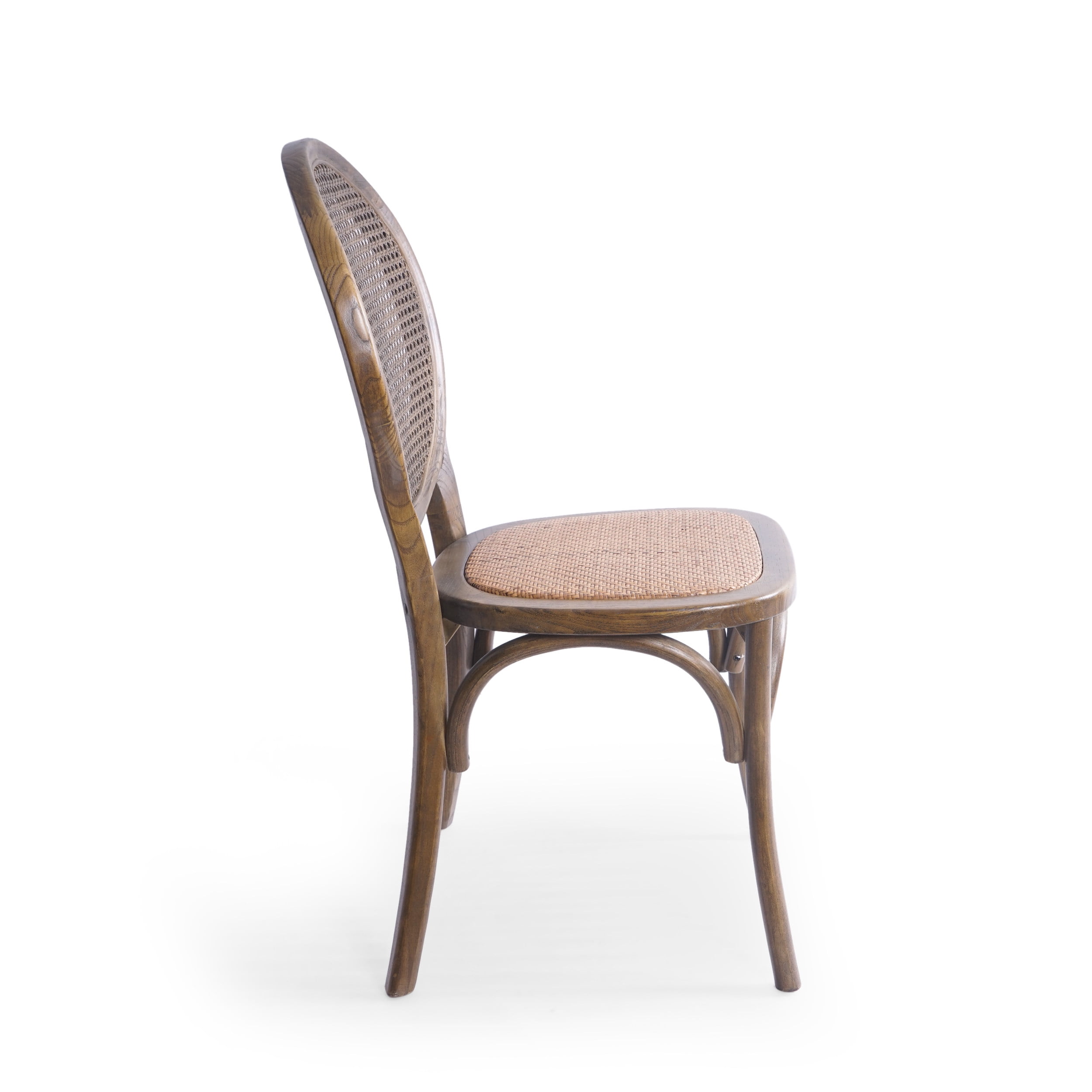 Noble House Jeremiah Contemporary Rattan Dining Chairs, Set of 2, Brown