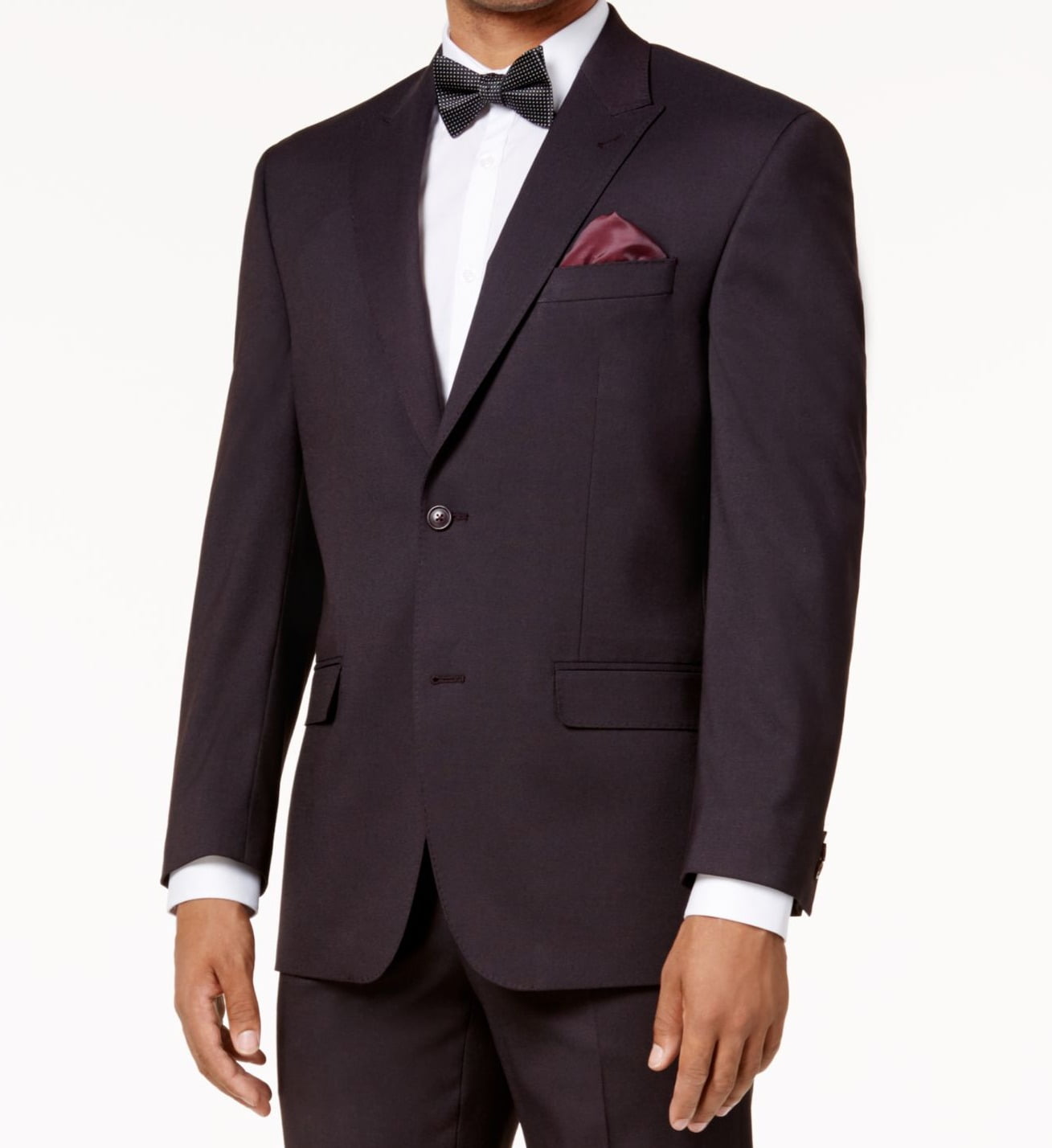 Sean John Suits & Suit Separates - Wine Mens Two Button Three Pocket ...