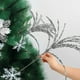 thumbnail image 1 of Adornos navideños con lentejuelas para árbol | Colgante de rama con lentejuelas y destellos de fuegos artificiales de 55 cm | Rojo, blanco, oro rosa, plata y rosa intenso | Adorno navideño de, 1 of 8