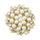thumbnail image 4 of EeaseMX 15 piezas botones de perlas de diamantes de imitación accesorios de joyería adornos broche de perlas flor de aleación de diamantes de imitación artesanía DIY accesorios de teléfono (dorado), 4 of 7