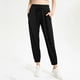 thumbnail image 1 of MKLEKYY Pantalones deportivos de verano para mujer, de seda helada, ligeros, con cordón ajustable, pernera ancha y elástico., 1 of 4