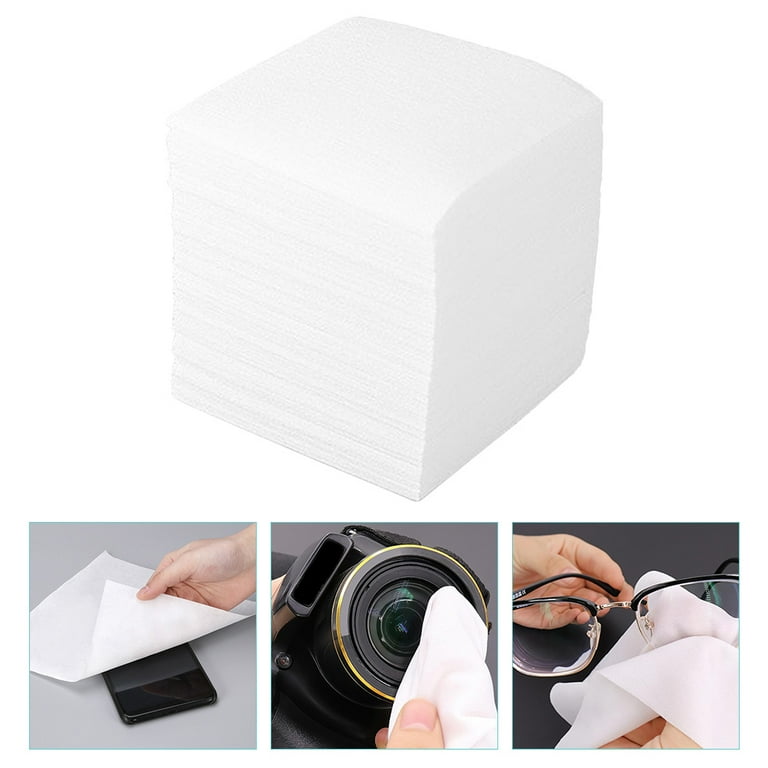 300Pcs Anti-static Lint-free Wipes Dust Free Paper Electronic Screen Wipes  Dry Wipes Papers 