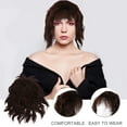 thumbnail image 2 of UPKOCH Fake Hair Pieces Curly Style Hair Covering for Women 1Pack, 2 of 8