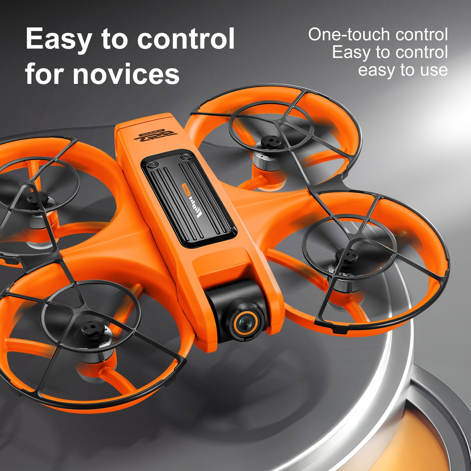 Drone with 6Inch Screen, Remote Control Brushless Motor And Cool LED Lights Drones 2.4G RC Quadcopter with Storage Card, Remote Control Toys Gifts