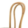 thumbnail image 3 of 20 Inch Dining Chair, Minimalist Open Rounded Back, Natural Oak Wood Frame- Saltoro Sherpi, 3 of 5