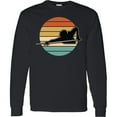 thumbnail image 3 of Inktastic Billiards Pool Player Retro Sunset Long Sleeve T-Shirt, 3 of 5
