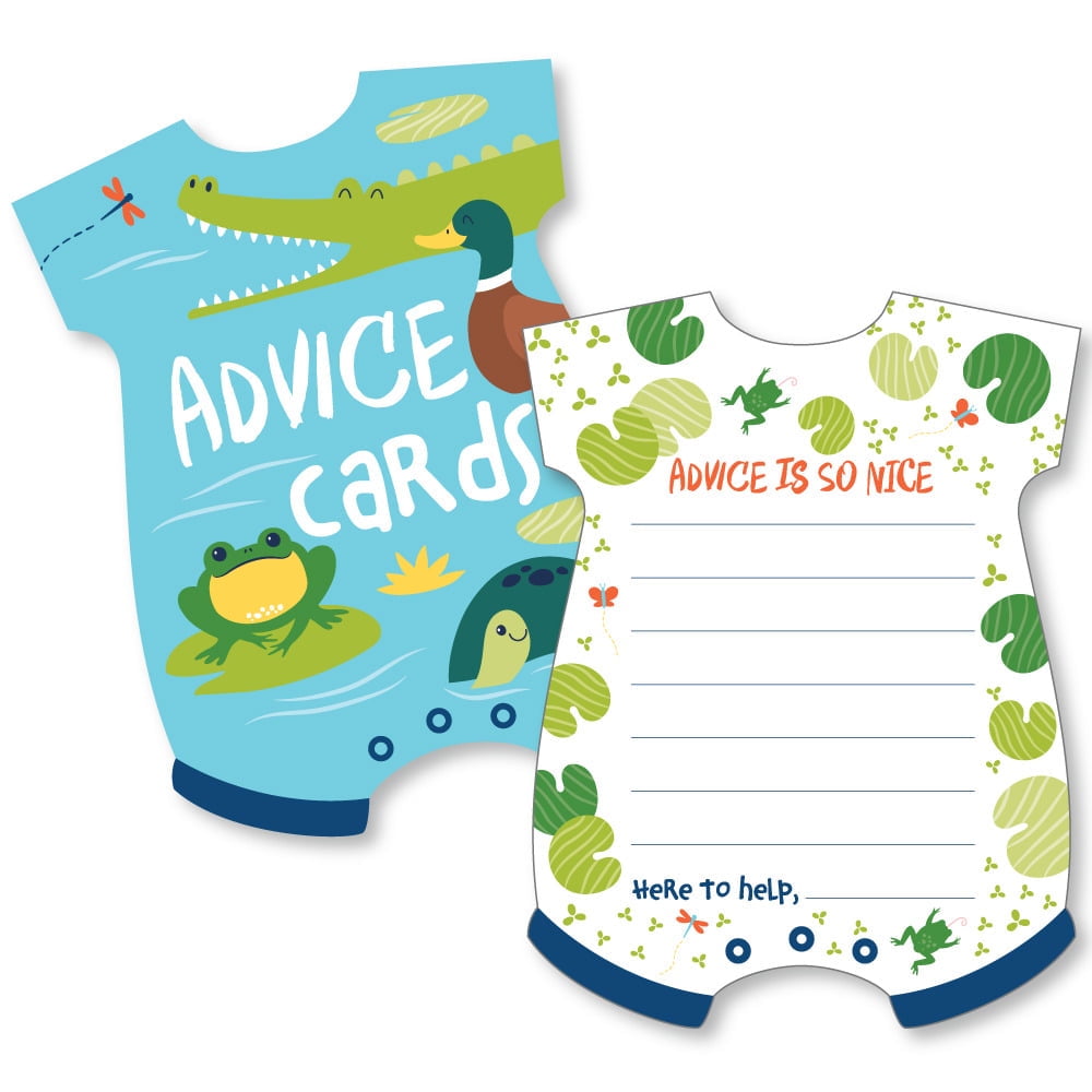 Turtle and Frog 24 Baby Shower Price is Right Game Cards 
