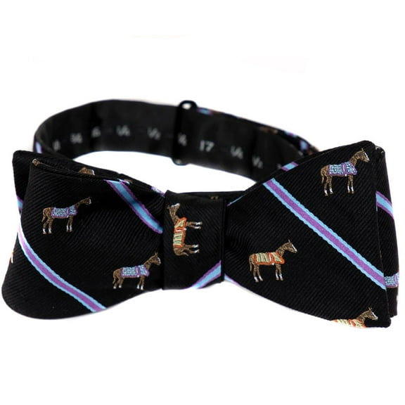 BuyYourTies - FBTZ-419 - Mens Aficionado Self Tie Bow Tie - Black