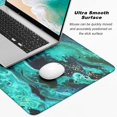 thumbnail image 3 of Extended Large Mouse Pad XXL Gaming Mousepad . x . Big Computer Keyboard Desk Pad Mouse Mat with Stitched Edges and Base for Office Gaming Marble, 3 of 7