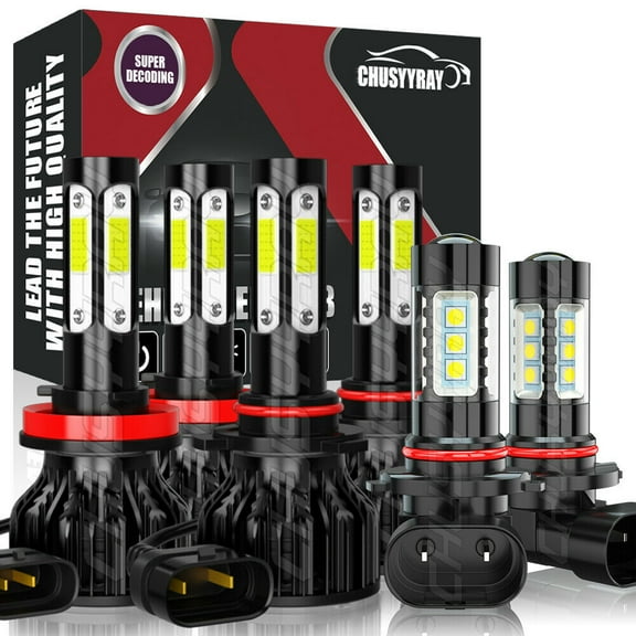 Led Headlight Fog Light Bulb K9 for 2009 2010 2011 2012 Dodge Ram 1500 2500 3500