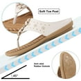 thumbnail image 2 of Ablanczoom Slippers Womens Sandals Flip Flops Massage Comfortable Casual Summer Slides Shoes, 2 of 6