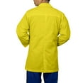thumbnail image 3 of Panda Uniform by HeedFit Men's Lab Coat, 3 Pockets, Button Front, 31", 11XL, Yellow., 3 of 6