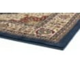 thumbnail image 5 of Sensation Transitional 5' x 7' Navy and Beige Polypropylene Indoor Area Rug, 5 of 8