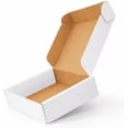 thumbnail image 3 of Corrugated Shipping Boxes13x10x2Inches, 30Pack Kraft Cardboard Literature Mailers, Durable Small Business Mailing Boxes for Packaging & Shipping Supplies,White,Shipping boxes made from recycled paper, 3 of 3