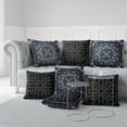 thumbnail image 5 of Vine Visions Indoor/Outdoor Pillow with Removable Cover in Black 26x26, 5 of 6
