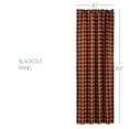 thumbnail image 6 of VHC Brands Heritage Farms Primitive Check Blackout Panel 84x40, 6 of 6