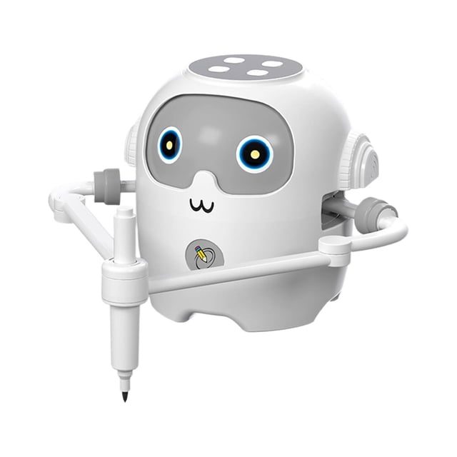 HWRETIE Educational Juguete,Drawing Robot for Niños Educational Smart Robot with Interactive Learning Games Early Learning Juguete for toddlers Age 3-6 Drawing Coding Gift