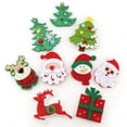 thumbnail image 5 of Lovely Non-woven Fabric Christmas Tree Applique Patches DIY Craft Decoration Handmade Applique christmas decorations for Home, 5 of 5
