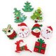 thumbnail image 5 of Hermosos parches de apliques de árbol de Navidad de tela no tejida, decoración artesanal de bricolaje, apliques hechos a mano, decoraciones navideñas para el hogar, 5 of 5