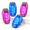 Pink&Blue, variant on Blue&Green LED Safety Lights Clip-On Strobe Running Lights for Bicycle Runners Dog Collars