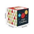 thumbnail image 2 of FastXmas Christmas Large Cube Gift Boxes,Christmas Theme Collapsible Cube Candy Box,Pine-Tree Printed Xmas Gifts Box Decorations for Boys Girls Gifts and Holiday,Party,Wedding Gifts Wrapping(9.8"), 2 of 5