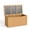 Light Brown, variant on 67 Gallon Outdoor Wooden Deck Box, Patio Outdoor Storage Box, Solid Wood Storage Box for Patio Furniture Cushions, Pool Toys and Garden Tools, Light Brown
