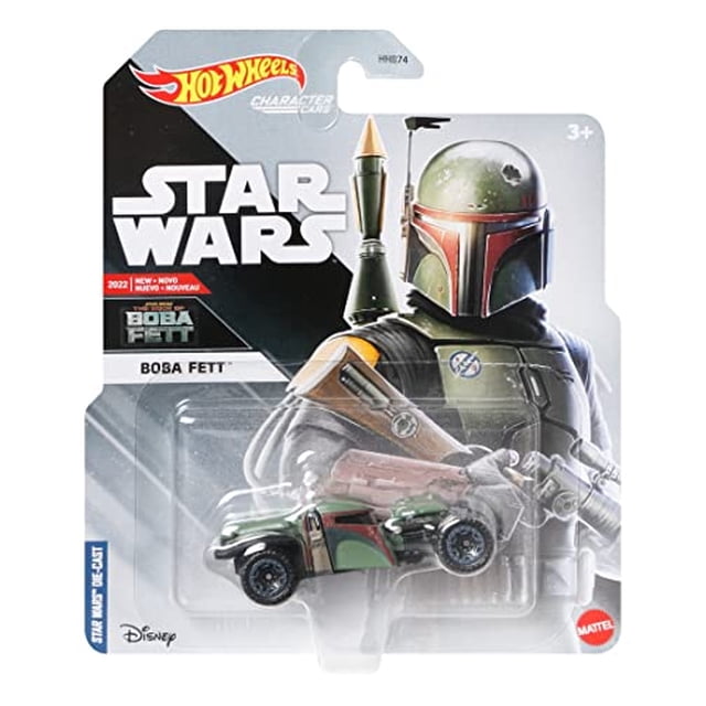 Auto fundido a presión Star Wars Hot Wheels Character Cars Boba Fett