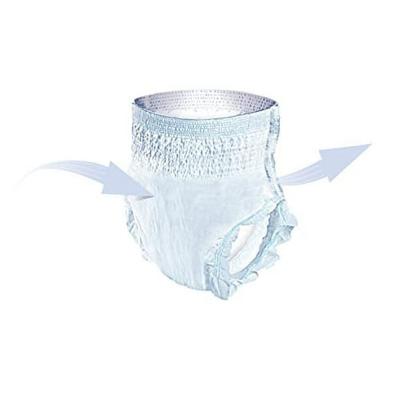 Seni Active Super Disposable Underwear Pull On with Tear Away Seams X-Large, S-XL14-AS1, Moderate to Heavy, 56 Ct
