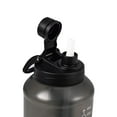 thumbnail image 5 of Mainstays 64 Fluid Ounces Water Bottle, Translucent Black, with Straw/ Chug 2 in 1 Lid, Light Weight, Reusable, Plastic, 5 of 11