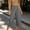 Gray, variant on Drovellove Women's Plus Size Cropped Pants with Elastic Waist and Pockets – Solid Cotton-Linen Blend Casual Trousers for Spring Summer, Versatile for Beach Parties or Work