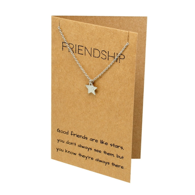 Friends are like stars necklace deals