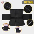 thumbnail image 5 of Qtree Upgraded Waist Trainer Snatch Up Tummy Control Shapewear Girdle Abdomen Slim Cincher Compression Belt Workout Body Shaper, 5 of 5