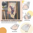 thumbnail image 5 of Dumbo Printed Blanket, Cute Nap Office Car Air Conditioning Cover, Home Sofa Bedroom Bedding Gift for Birthday Valentine's Mother's Day, 5 of 5