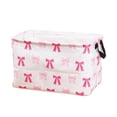 thumbnail image 1 of Panier avec Poignée Panier de Rangement Panier de Rangement pour Jouets Panier à Linge Pliable avec Poignée Convient à la Garde-Robe Chambre Panier-Cadeau Rangement de Jouets Extérieur, 1 of 6