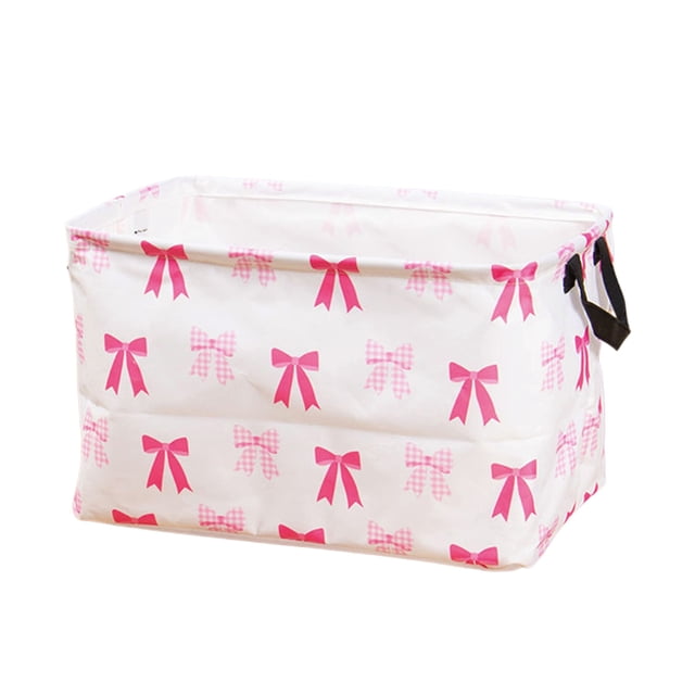 Panier avec Poignée Panier de Rangement Panier de Rangement pour Jouets Panier à Linge Pliable avec Poignée Convient à la Garde-Robe Chambre Panier-Cadeau Rangement de Jouets Extérieur
